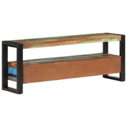 Berkfield Industrial Tv Cabinet 120X30X45 Cm Solid Wood Reclaimed - thumbnail 3