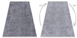 RugsX Miro 52027.802 Washing Carpet Melange Anti-Slip - Grey 200X290 Cm - thumbnail 2