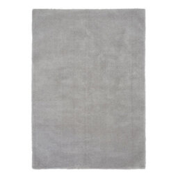 Plain Silver Rug, Shaggy Living Room Rug, Modern Stain-Resistant Dining Room Rug, 37mm Thick Silver Rug-120Cm X 170Cm - thumbnail 1