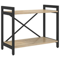 Berkfield Bookcase Sonoma Oak 60 X 30 X 48.5 Cm Engineered Wood - thumbnail 2