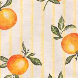 furn. Furn Fruits Oranges Gingham Check Indoor/outdoor Rug, 120 X 170Cm - thumbnail 1
