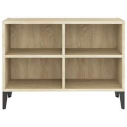 Berkfield Tv Cabinet With Metal Legs Sonoma Oak 69.5X30X50 Cm - thumbnail 4