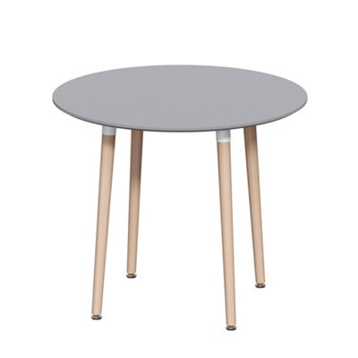 Lassic Vida Designs Batley 4 Seater Round Dining Table, Grey - image 1