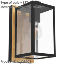 Loops Stylish Modern Black And Brown Wall Light For Indoor Spaces - thumbnail 2