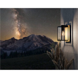 Loops Stylish Modern Black And Brown Wall Light For Indoor Spaces - thumbnail 3