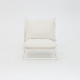 Home Detail Marina Steel 3 Seater Garden Chair, White - thumbnail 4