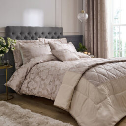 Catherine Lansfield Living Damask Jacquard 43X43Cm Cushion Champagne Gold - thumbnail 3