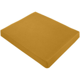 Bedlooms Super King Stripe Fitted Sheet 40 Cm Extra Deep- Microfiber Elasticated Deep Pocket Bed Sheets Ochre, 180X200 Cm