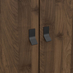 Furniture To Go Ry Wardrobe 3 Doors + 3 Drawers In Matt Black Walnut - thumbnail 8