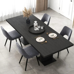 Dining Chair Set Of 2 Upholstered Living Room Chair Adjustable Foot Pads - thumbnail 6