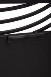 Orsina Logan Wall Mirror, Clear, Black, Glass, Wood, Metal - thumbnail 6