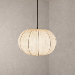 CGC Interiors Cgc Palmira Large Oval Stretch Ruffled Silk Fabric Lampshade - thumbnail 3