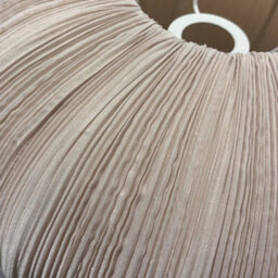 CGC Interiors Cgc Palmira Large Oval Stretch Ruffled Silk Fabric Lampshade - thumbnail 8
