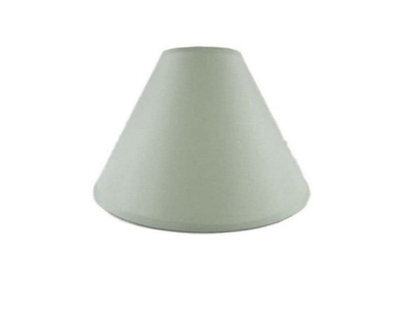 "12"" Cotton Coolie Lampshade - Light Green"