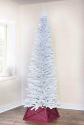 Christmas Tree World The 6Ft/180Cm White Italian Pencilimo Christmas Tree - thumbnail 9
