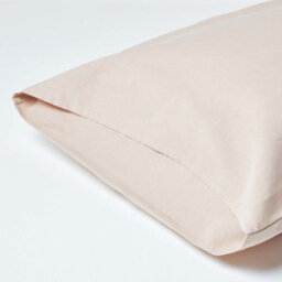 Homescapes Natural Linen Housewife Pillowcase, Standard - thumbnail 3
