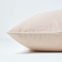 Homescapes Natural Linen Housewife Pillowcase, Standard - thumbnail 2