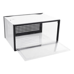 Darphe 12 Pack Clear Stackable Plastic Shoe Storage Boxes With Mesh Ventilation - thumbnail 5