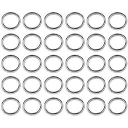 "SolaDirect 30 Pcs Buckles Set For 25 mm / 1"" Webbing Strap, 30 X O Rings, Metal, Silver, Bag Making, Accessories, Straps, Diy, Crafts" - thumbnail 1