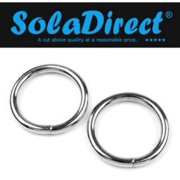 "SolaDirect 30 Pcs Buckles Set For 25 mm / 1"" Webbing Strap, 30 X O Rings, Metal, Silver, Bag Making, Accessories, Straps, Diy, Crafts" - thumbnail 2