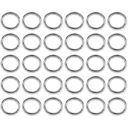 "SolaDirect 30 Pcs Buckles Set For 25 mm / 1"" Webbing Strap, 30 X O Rings, Metal, Silver, Bag Making, Accessories, Straps, Diy, Crafts" - thumbnail 4
