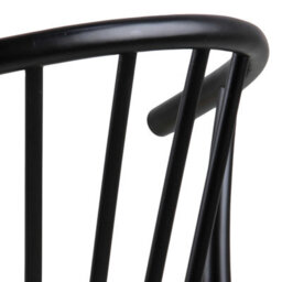 Wyld Haus Krakow Black Round Extending Dining Table With 6 Scandinavian Chairs - thumbnail 9