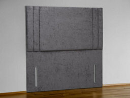 Verona Floor Standing Upholstered Headboard 5Ft King - Naples Slate - thumbnail 1