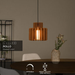 Lucide Rollo 400 Ceiling Pendant Light Terracota 310 mm - thumbnail 2