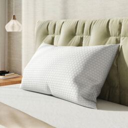 Thehotsale Queen Size Bamboo Fiber Fabric Shredded Memory Foam Adjustable Medium Bed Pillows In White