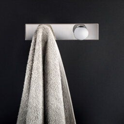 Cosmic Double Towel Hook, Robe Hook, Coat Hook, Supports Up To 5Kg, Chrome, Anti-Corrosion, Architect Collection - thumbnail 2
