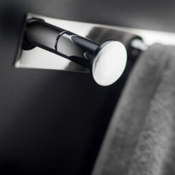 Cosmic Double Towel Hook, Robe Hook, Coat Hook, Supports Up To 5Kg, Chrome, Anti-Corrosion, Architect Collection - thumbnail 3