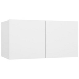 Berkfield 6 Piece Tv Cabinet Set White Engineered Wood - thumbnail 6