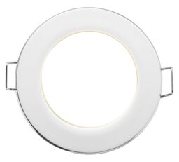 Luceco Eco Silver Chrome Effect Fixed Led Fire-Rated Cool White Downlight 5W Ip65 - thumbnail 6