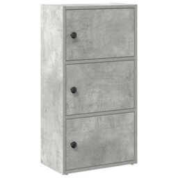 Berkfield Bookcase Concrete Grey 40X24X77 Cm Engineered Wood - thumbnail 2