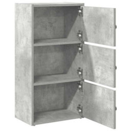 Berkfield Bookcase Concrete Grey 40X24X77 Cm Engineered Wood - thumbnail 5