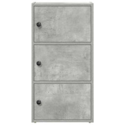 Berkfield Bookcase Concrete Grey 40X24X77 Cm Engineered Wood - thumbnail 4