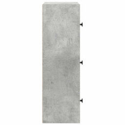 Berkfield Bookcase Concrete Grey 40X24X77 Cm Engineered Wood - thumbnail 6