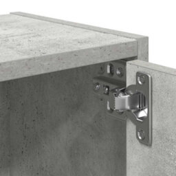 Berkfield Bookcase Concrete Grey 40X24X77 Cm Engineered Wood - thumbnail 9