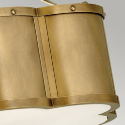 Luminosa Lighting Luminosa Hinkley Chance Cylindrical Ceiling Light Heritage Brass - thumbnail 3