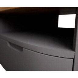 Furniture 48 Brahms Oak And Charcoal Painted 4 Drawer Coffee Table - thumbnail 3
