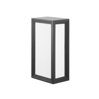 Luminosa Lighting Luminosa Thomas Outdoor Wall Fixture Urban Grey Ip44 E27 23W - image 1