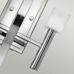 Luminosa Lighting Elstead Hinkley Fredrick Ramond Mondo 2 Light Wall Light Polished Chrome - thumbnail 3