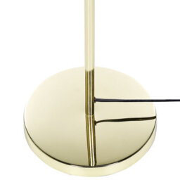 Beliani Floor Lamp Gold Steel, 3 Round Smoked Glass Shades, Modern Glam Living Room Lighting - thumbnail 7