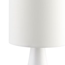 GoodHome Tertrez Classic Teardrop Satin White Table Light - thumbnail 5