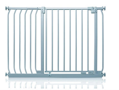 Safetots Elite Pressure Safety Gate, 107Cm - 116Cm, Matt Grey, Pressure Fit Stair Gate - image 1