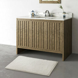 Ameha White Chenille Mat 40X60Cm, Extra Soft, Non-Slip, Absorbent Bath Rug & Doormat - thumbnail 8