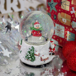 The Christmas Workshop 84410 Musical Snow Globe With Snowman Design - thumbnail 6