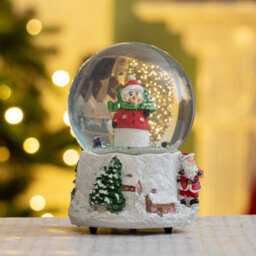 The Christmas Workshop 84410 Musical Snow Globe With Snowman Design - thumbnail 5