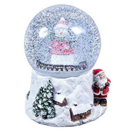 The Christmas Workshop 84410 Musical Snow Globe With Snowman Design - thumbnail 8