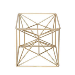 Vanity Living 16.5Cm Gold Star Decoration Modern Iron Geometric Ornament For Shelf, Desk & Festive Home Decor - thumbnail 1